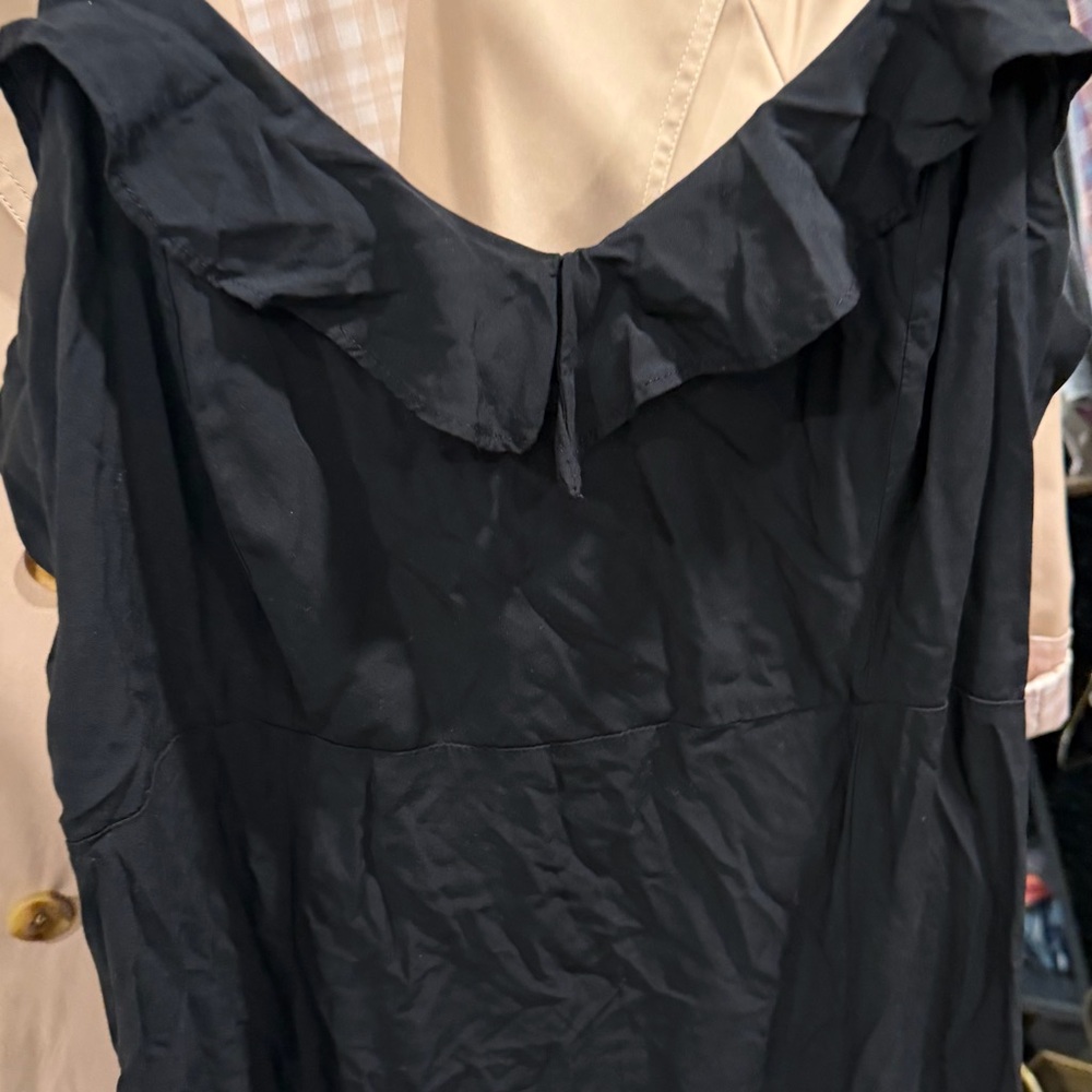 Old Navy Black Sleeveless Maxi Dress XL - Picture 4 of 7